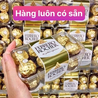 SOCOLA ROCHER HỘP 16 VIÊN - CHOCOLATE ROCHER 16 VIÊN/HỘP - KHAY 8 HỘP