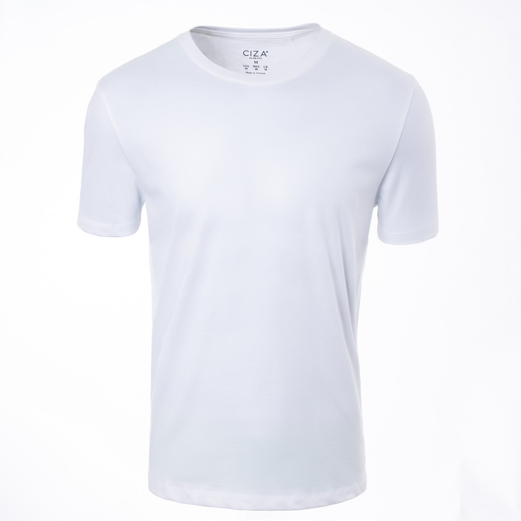 Áo thun nam tay ngắn cổ tròn CIZA vải cotton thoáng mát thấm hút mồ hôi dáng Slim Fit ATNS20 | BigBuy360 - bigbuy360.vn