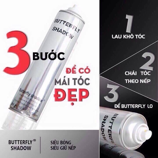 Keo xịt tóc Butterfly