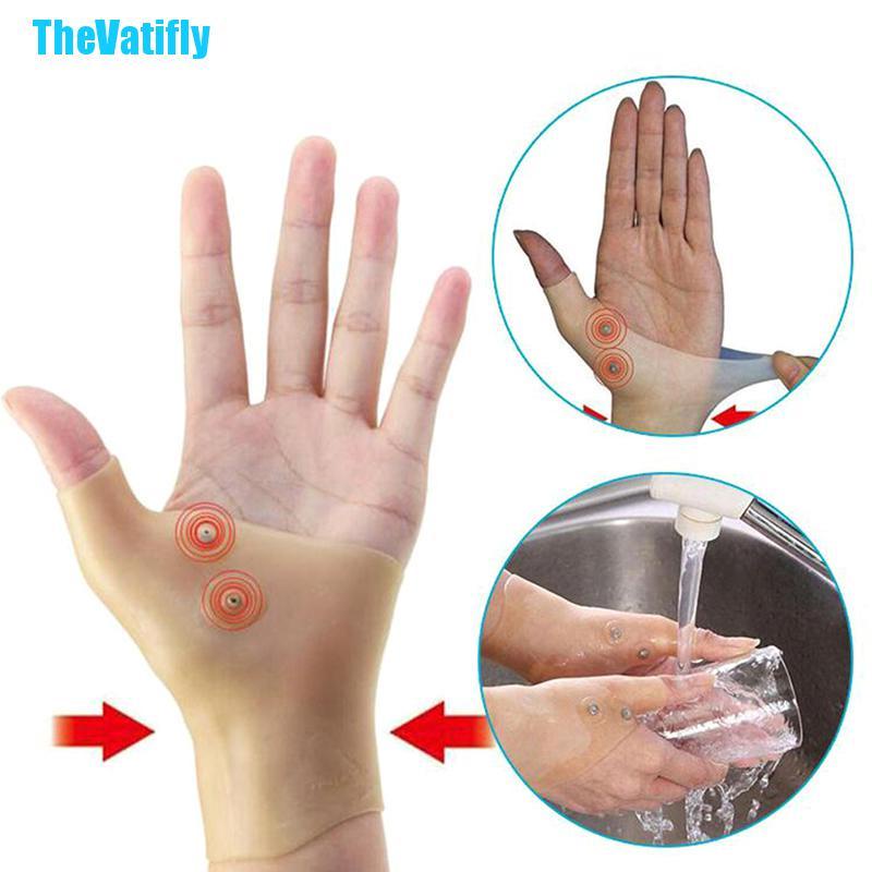 (Hàng Mới Về) Găng Tay gel Từ Tính Hỗ Trợ Cổ Tay Giảm Đau Tiện Lợi Dành Cho Nữ