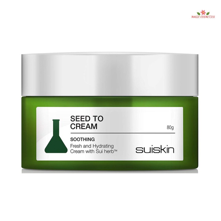 [Mã giảm giá] [20/09/2021] Kem dưỡng ẩm, làm dịu da từ thảo dược Suiskin Seed To Cream 80g