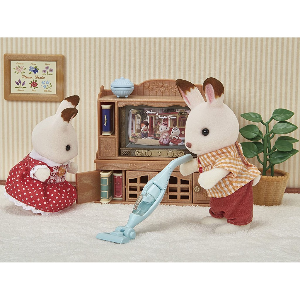 Sylvanian Families Máy Hút Bụi và Máy Giặt Laundry Vacuum Cleaner