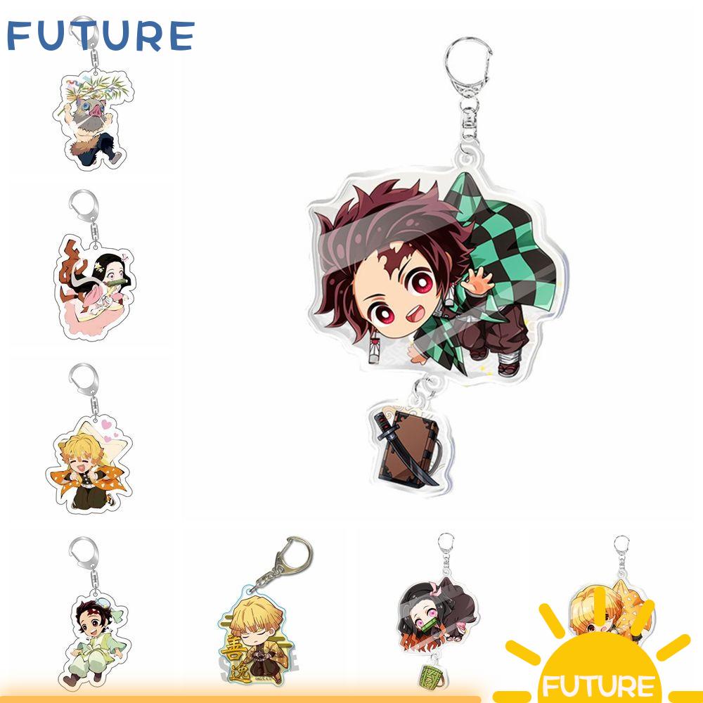 Móc Khóa Acrylic Họa Tiết Hoạt Hình Demon Slayer Kimetsu No Yaiba Kamado Tanjirou