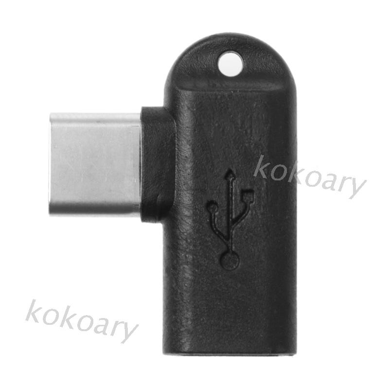 1 Đầu Chuyển Đổi Từ Cổng Type C Sang Micro Usb 90 Độ