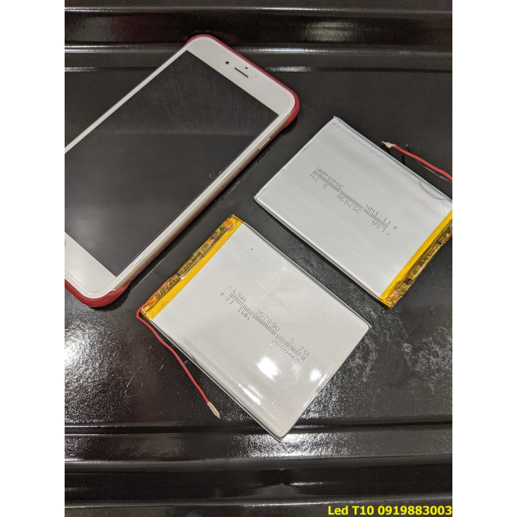 Pin Li-Po 3.7V 3000mAh 357090 307091 307090  cho điện thoại, loa Bluetooth, định vị GPS, máy tính bảng