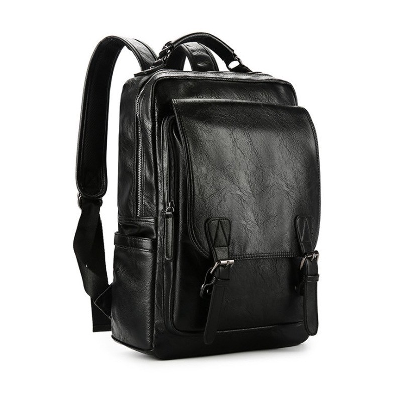 Balo Da Nam Hàn Quốc - Balo Thời trang Nam - Đựng laptop