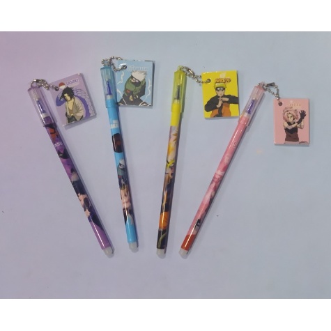 bút naruto sổ treo hồng D209 hoạt hình dễ thương kute viết gel
