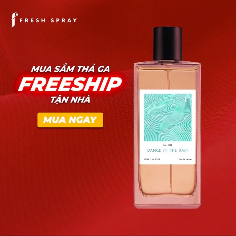 Tặng Mẫu Thử - Nước Hoa Công Nghệ Mới Tích Hợp Tính Năng Lưu Hương Quần Áo﻿ - F Fresh Spray- dung tích siêu khủng 100ml