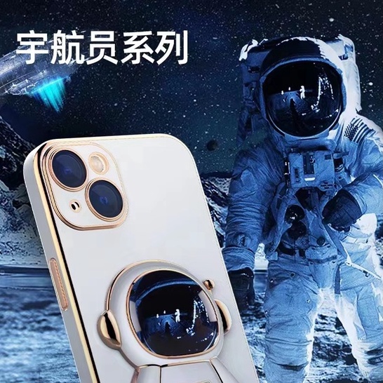 Ốp Điện Thoại Có Giá Đỡ Hình Phi Hành Gia 3D Cho iPhone 13 12 11 pro max XS XR XAMAX 7/8SE2020 7/8PIUS