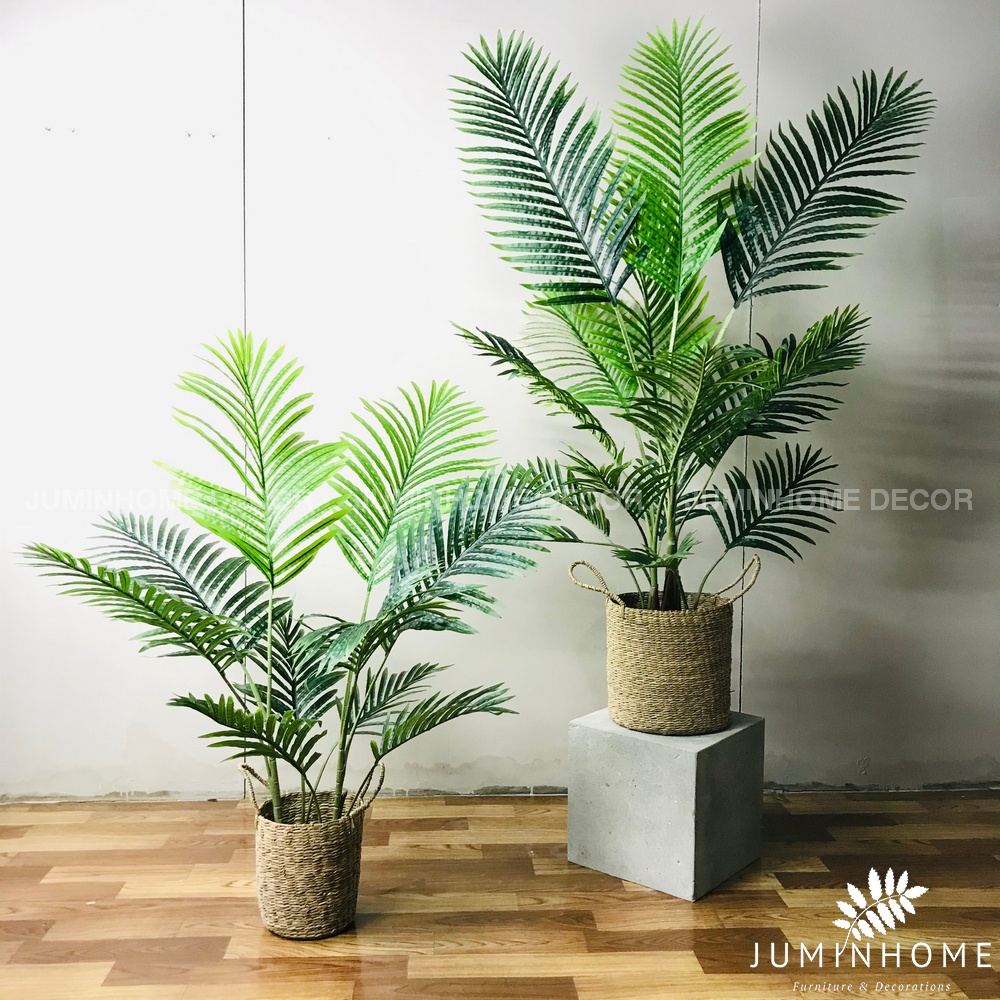 Cây giả, Cây dừa giả - Cây giả decor trang trí nhà cửa nội thất phòng khách phòng ngủ