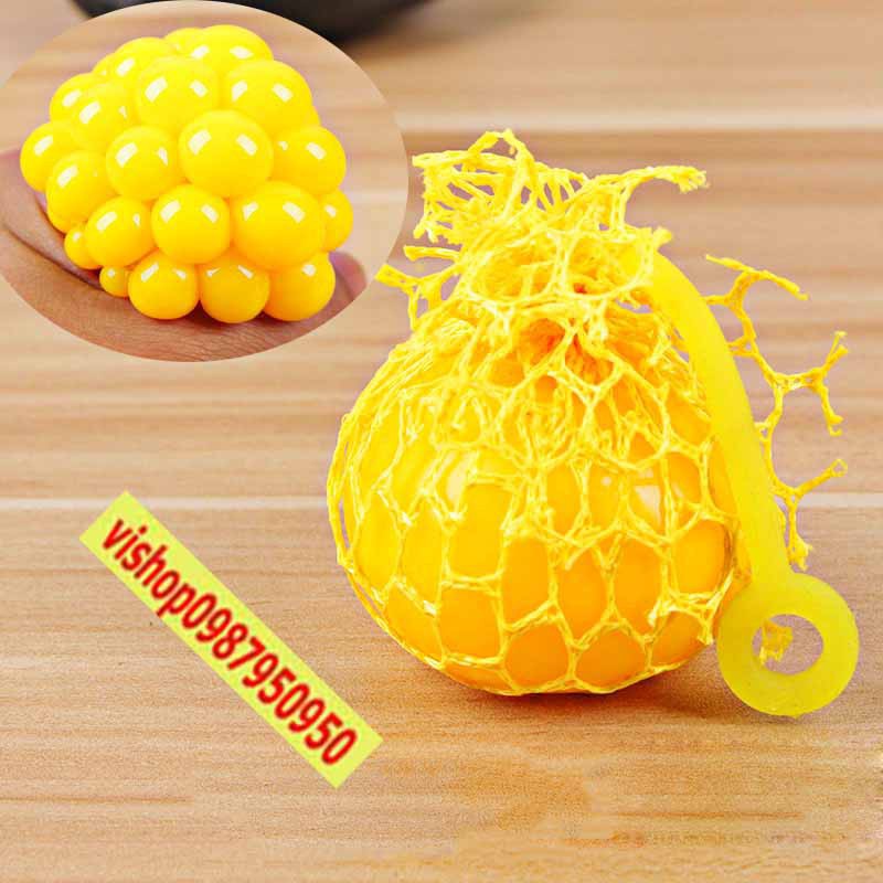 [Trứng Lưới Slime] - Quả Bóng Lưới Slime - Stress Ball - Nho Trút Giận