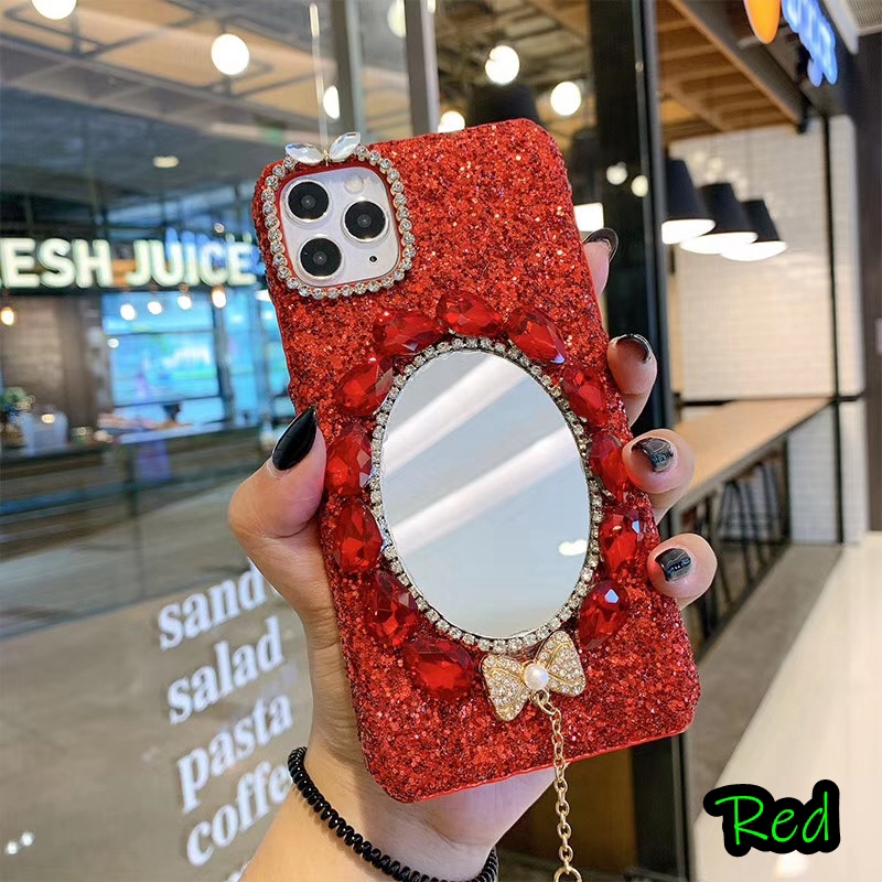 Ốp Điện Thoại Đính Đá Lấp Lánh Cho iphone 15 14 13 12 6 6s 7 8 plus x xs max xr 11 pro max 12