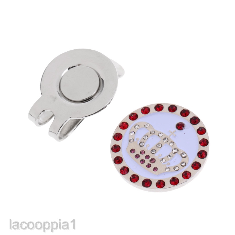 [Lacooppia1] Kẹp Đánh Dấu Bóng Golf Phong Cách Độc Đáo Có Thể Tháo Rời