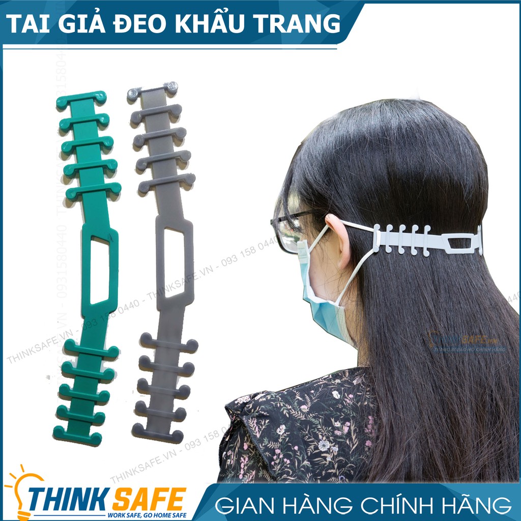 Móc tai đeo khẩu trang chống đau tai,  sử dụng nhựa PCV an toàn tiện lợi - Bảo hộ Thinksafe