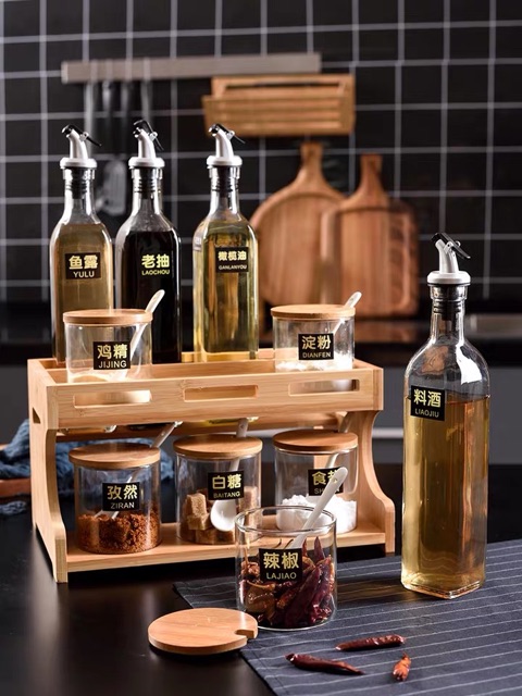 (Có sẵn )Bộ hũ , bình đựng gia vị cao cấp | BigBuy360 - bigbuy360.vn