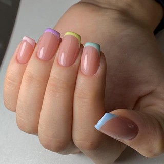 [ NAILS BOX ] VIỀN NHIỀU MÀU ĐƠN GIẢN