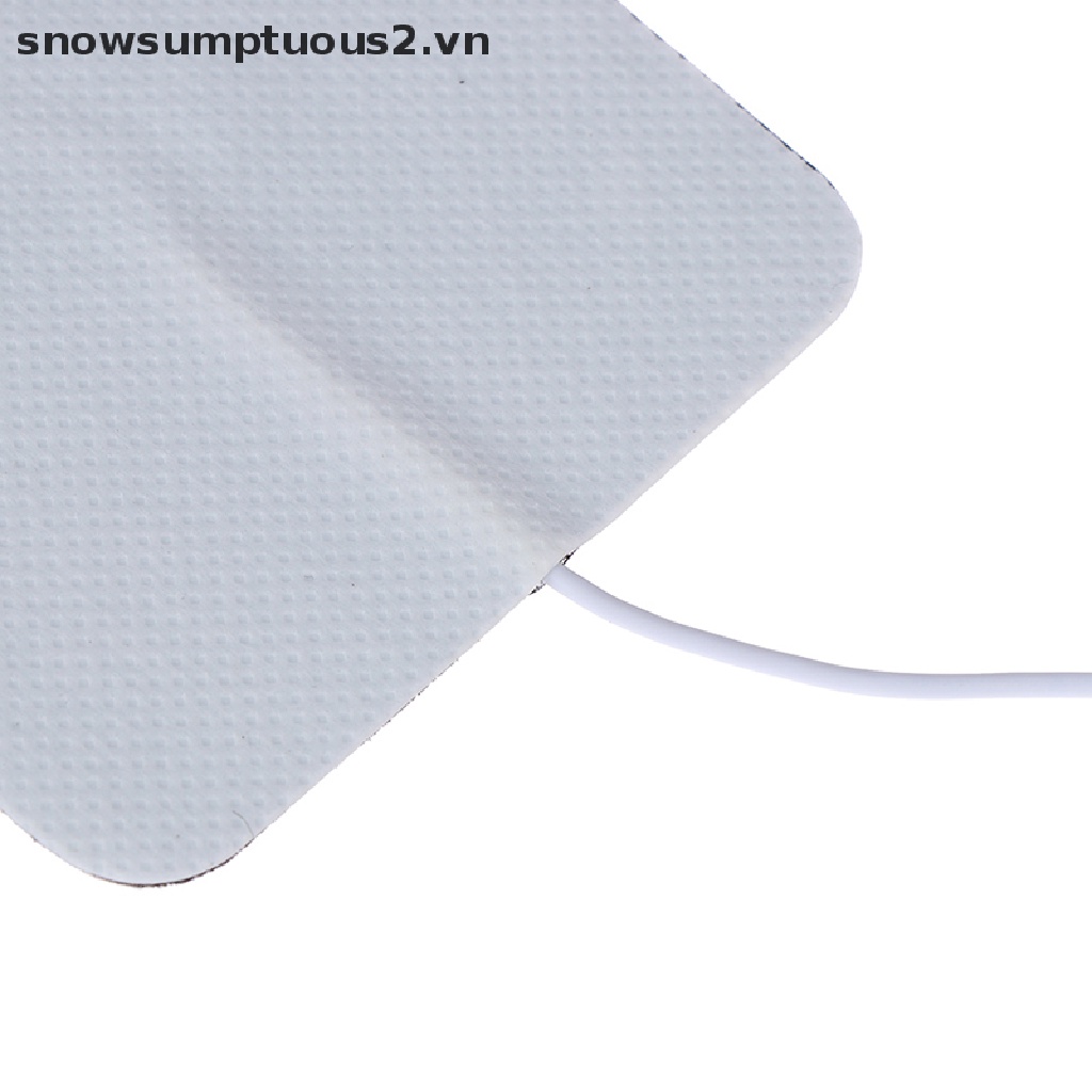 [Hàng mới về] Set 2 miếng đệm điện cực tự dính có thể tái sử dụng cho máy mát xa cơ thể 7*11cm