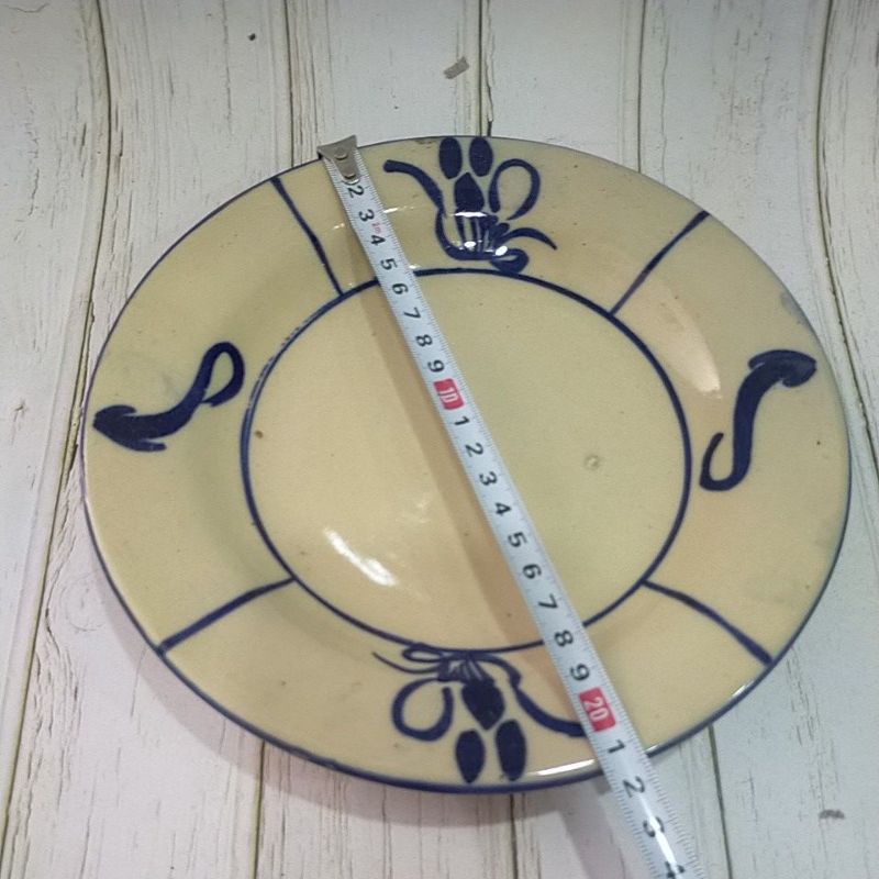 Dĩa Cua Lớn Mẫu Dày 20*3cm Hàng Đẹp Vẽ Tay