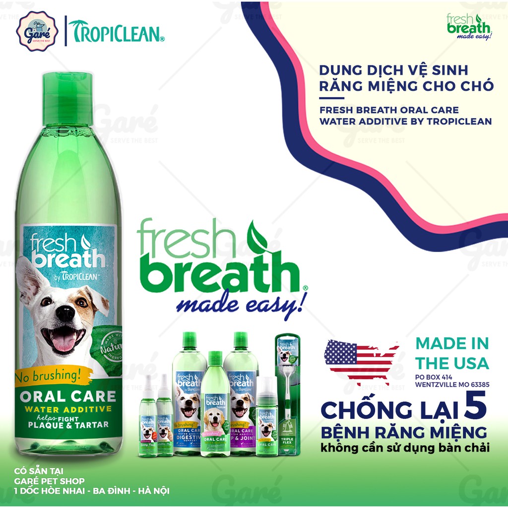 473ml - Xịt diệt ve, rận cho Chó &amp; Mèo thành phần thiên nhiên - TropiClean Natural Flea &amp; Tick Dog &amp; Bedding Spray