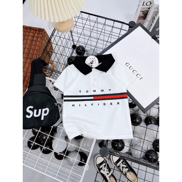 Áo Polo Tommy cho bé trai bé gái