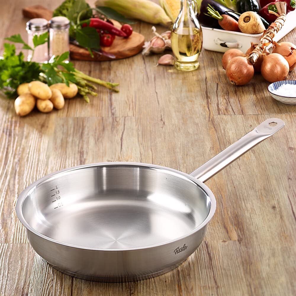 Bộ Nồi Cao Cấp Fissler Original-Profi Collection 5 Món nắp thép