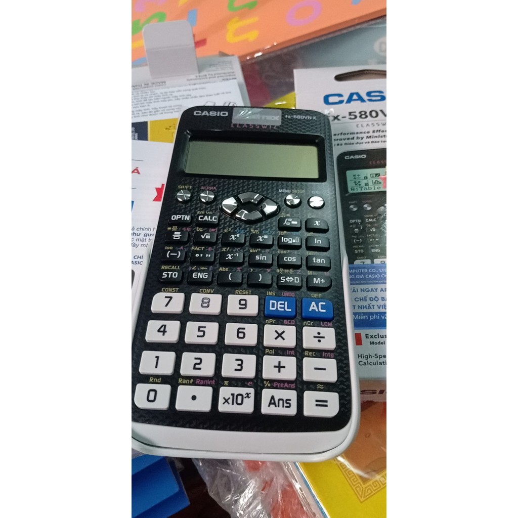 Máy tính casio FX_580VNX .Made in Thái Lan BH 7 năm