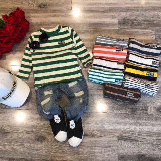 Combo 3 áo 3 phân cotton len cho bé chỉ 129k