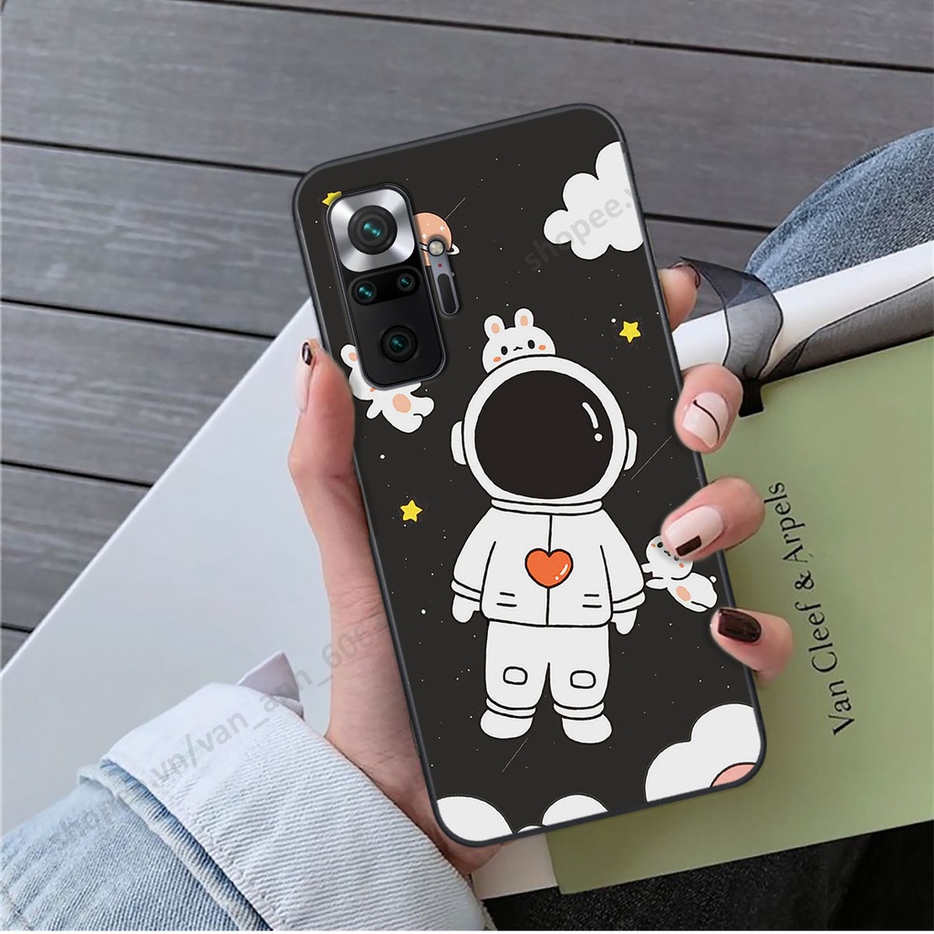 Ốp Xiaomi Redmi Note 10 / Note 10 Pro hình bầu trời, phi hành gia đẹp, ốp lưng điện thoại xiaomi viền dẻo cao cấp