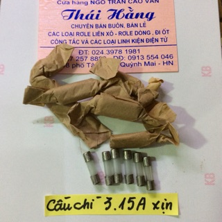 Cầu chì loại 3.15 A Nga (10 chiếc)