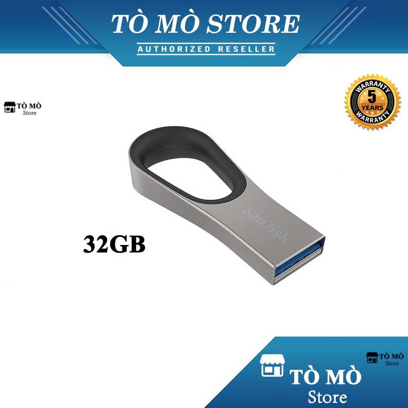 USB 3.0 SanDisk Ultra Loop CZ93 32GB tốc độ đọc 130MB/s - Bảo hành 5 năm