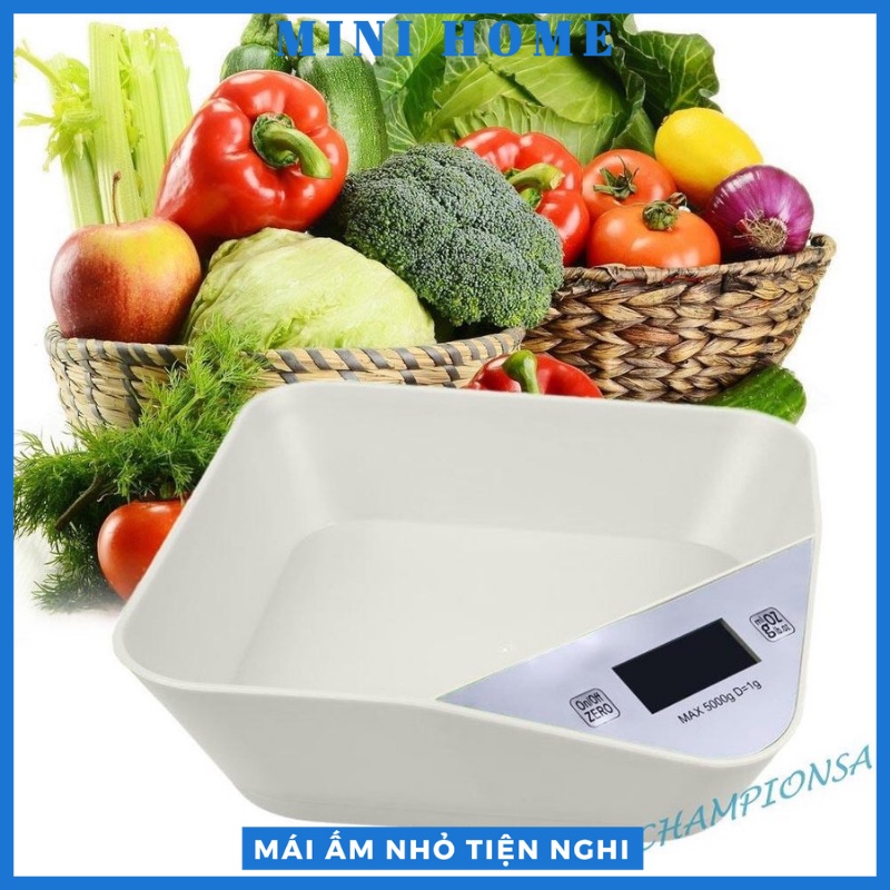 Cân Tiểu Ly Digital Tray Scale, Cân Điện Tử Nhà Bếp Mini Có Độ Chính Xác Cao