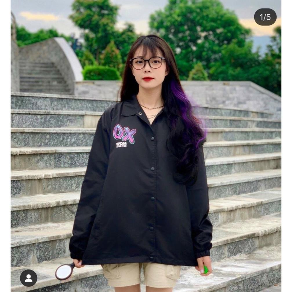 Áo Khoác Dù Nam Nữ cà cặp đôi Chống Nắng XUKA SHOP Có 2 Màu, Ulzzang Unisex in hình XOXO Form Rộng Jacket