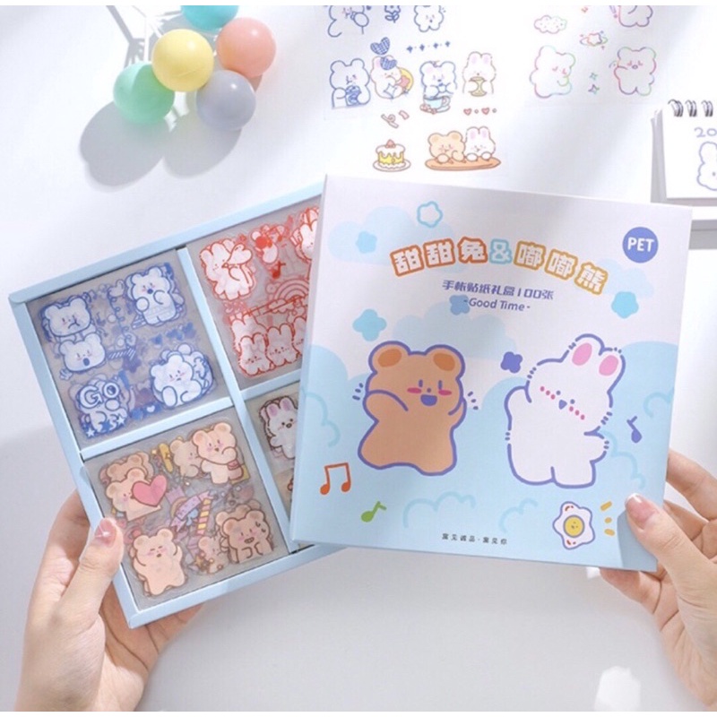 1 tấm sticker chiết lẻ từ hộp 100 tấm siêu cute 🥝🥕🍍🍞🥨☁️🌩❄️🪐⭐️🍂🍄🌷 | BigBuy360 - bigbuy360.vn