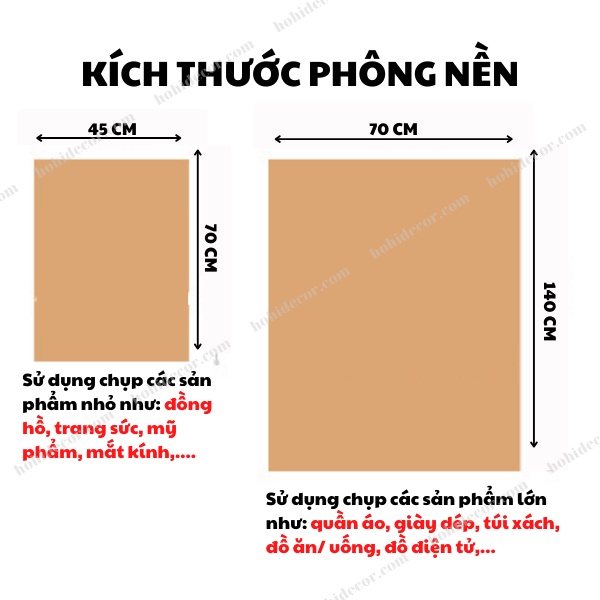 Phông Nền PVC Chụp Ảnh Khổ Lớn, Phông Trắng Chụp Hình Sản Phẩm, Background Nhựa Studio - HoHi Decor