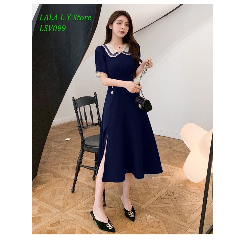 Váy sau sinh cho con bú, váy cho con ti dự tiệc BST-HE2021 LSV099
