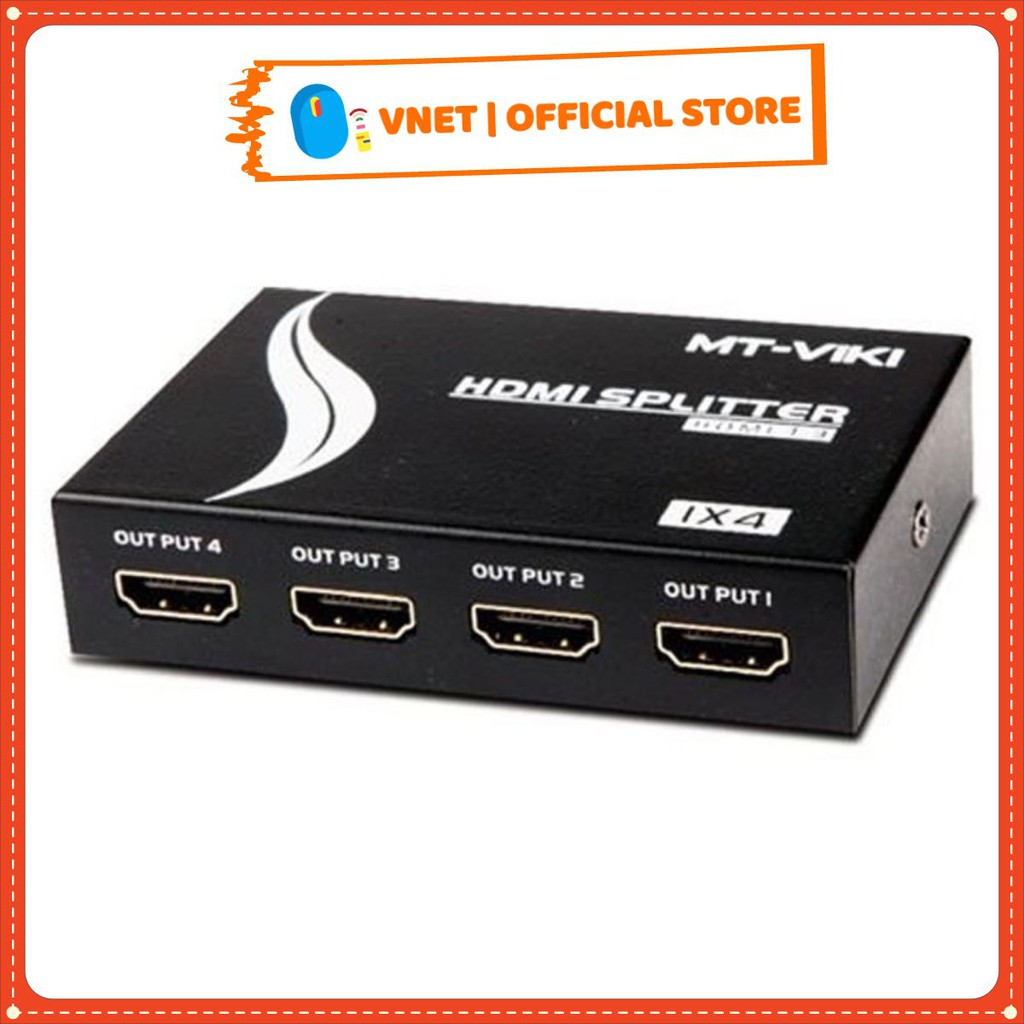 [Loại 1] Bộ Chia tín hiệu HDMI 1 cổng ra 4 cổng - 1 cổng ra 8 cổng cao cấp mới 100% lỗi 1 đổi 1