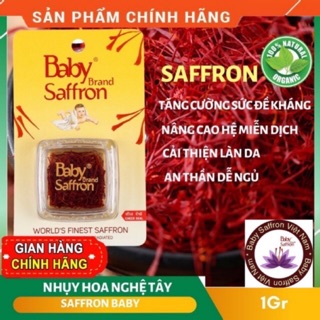 1 gram Baby Saffron _ Nhuỵ hoa nghệ tây
