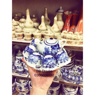 Bộ tích chén men Ngọc