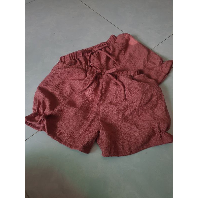 quần đùi mặc nhà bé gái