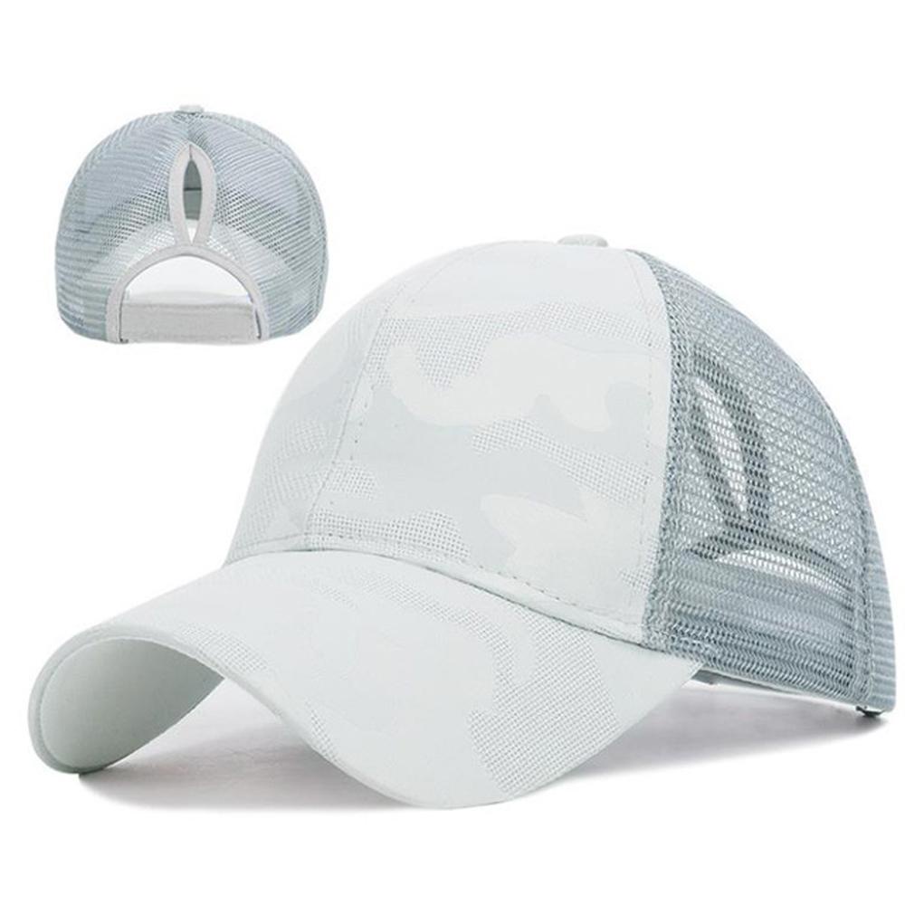 Mũ Lưỡi Trai Phối Lưới Thoáng Khí Màu Sắc Đơn Giản Thời Trang Mùa Hè Cho Nữ