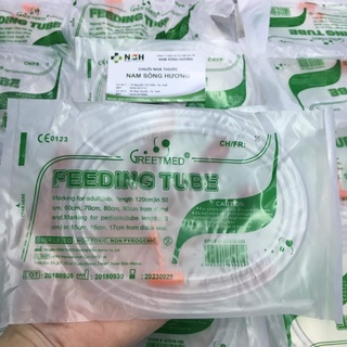 [COMBO 10 sợi] Dây cho ăn có nắp,ống dây thông xông dạ dày dây nuôi ăn Feeding Tube SONDE DẠ DÀY CHO ĂN CÓ NẮP (FEEDING)