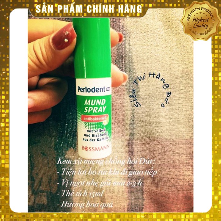 Xịt thơm miệng Đức