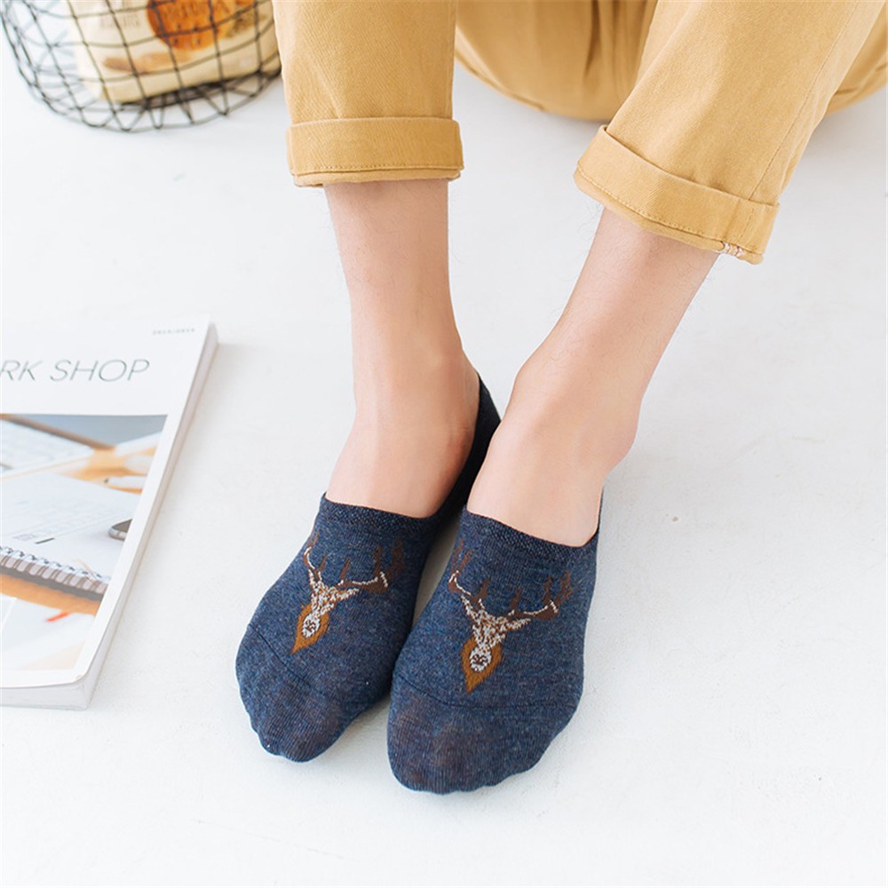 Cặp tất chân vải cotton mềm co giãn thời trang dành cho nam