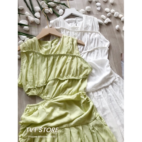 VÁY ĐŨI XƯỚC KHOÉT EO