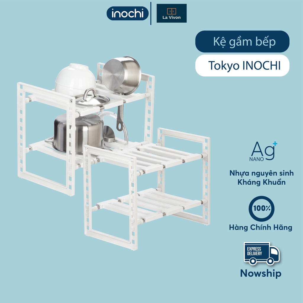 Kệ gầm bếp , đa năng thông minh Tokyo INOCHI dành cho nhà bếp, kệ dép. GIAO MÀU NGẪU NHIÊN