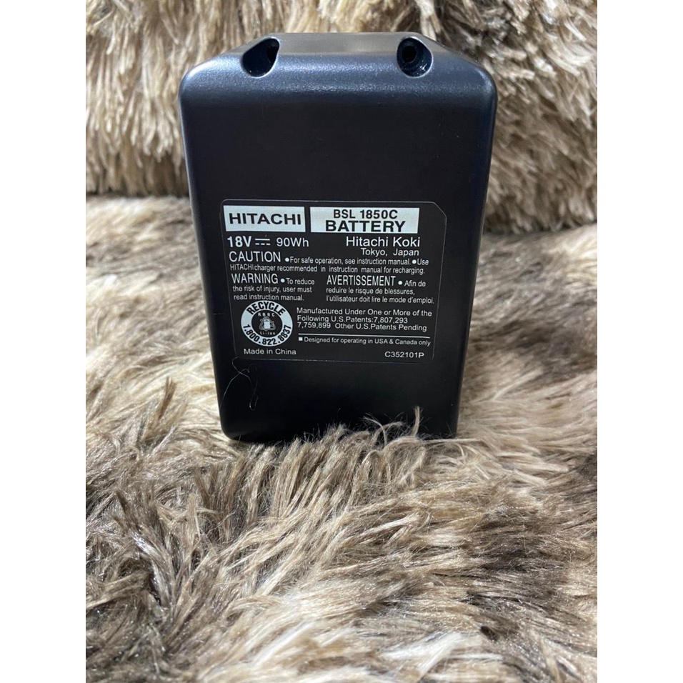 Vỏ Mạch pin Hitachi 5S 18V, nhận sạc Adadpter và có led báo pin. BN.