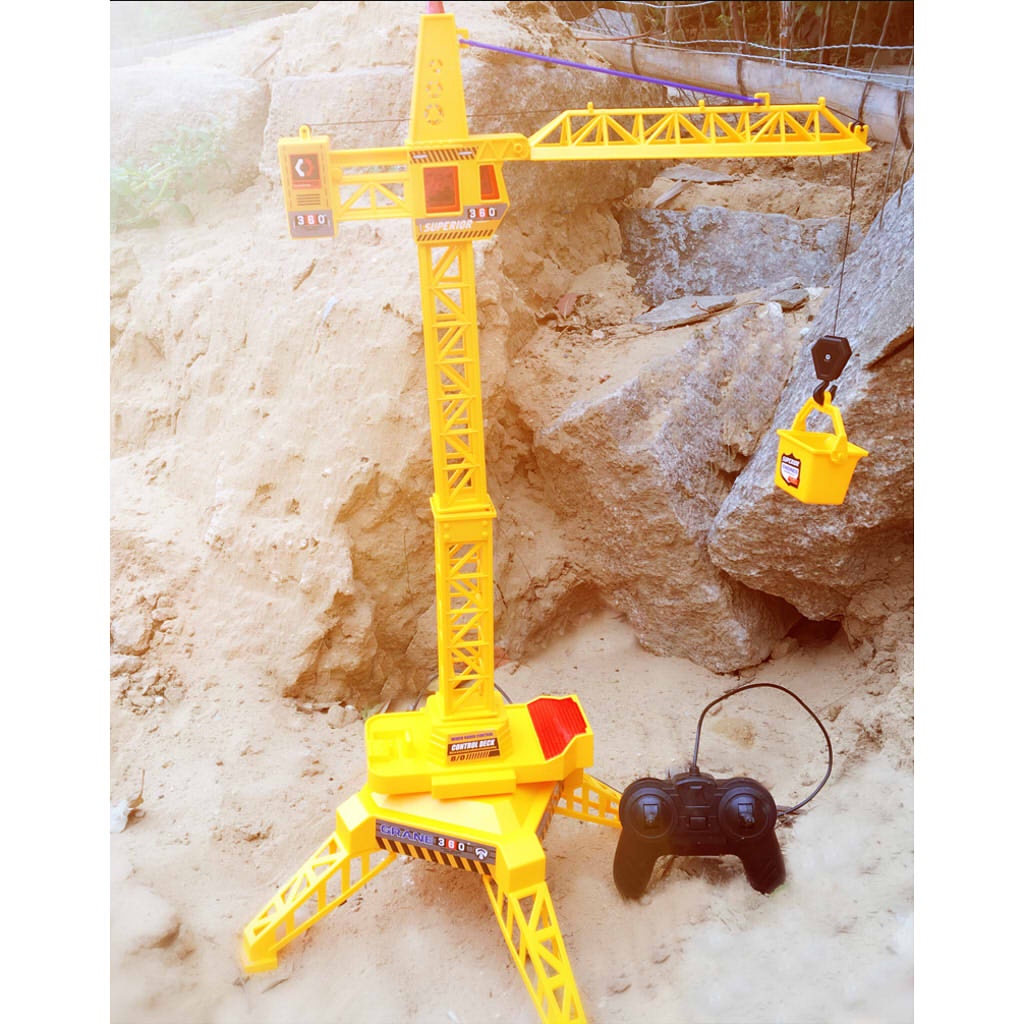 Xe Cần Cẩu Đồ Chơi Điều Khiển Từ Xa 30 Inch Dành Cho Trẻ Em