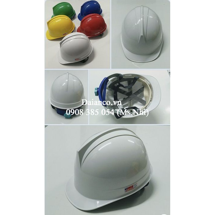 Nón bảo hộ lao động Hàn Quốc chống va đập Sseda 1- Hình thật
