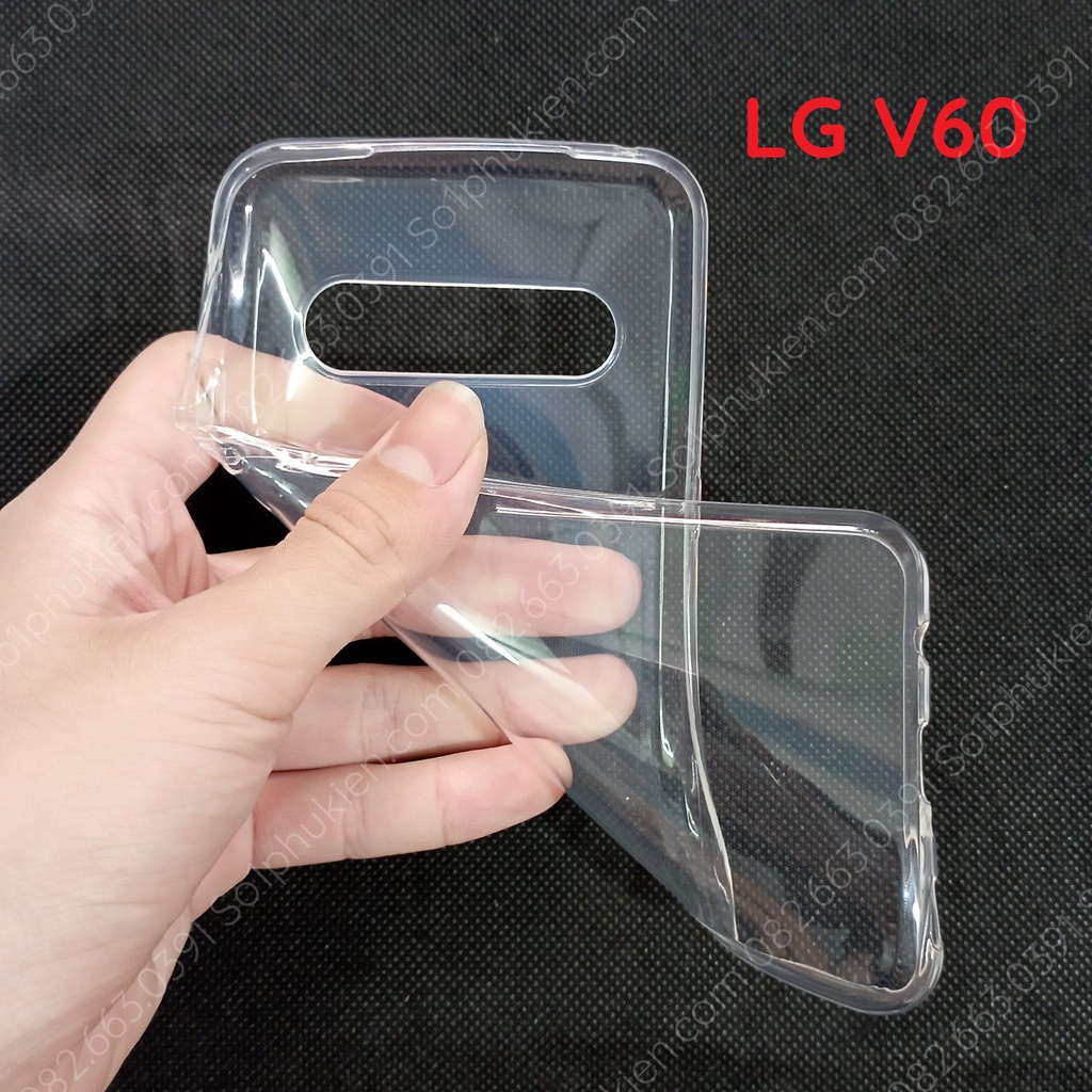 Ốp lưng Lg v40 v40 thinq LG v50 V50 thinq LG v60 v60 thinq dẻo trong suốt, dẻo trong nhám có viền nhô lên bảo vệ camera