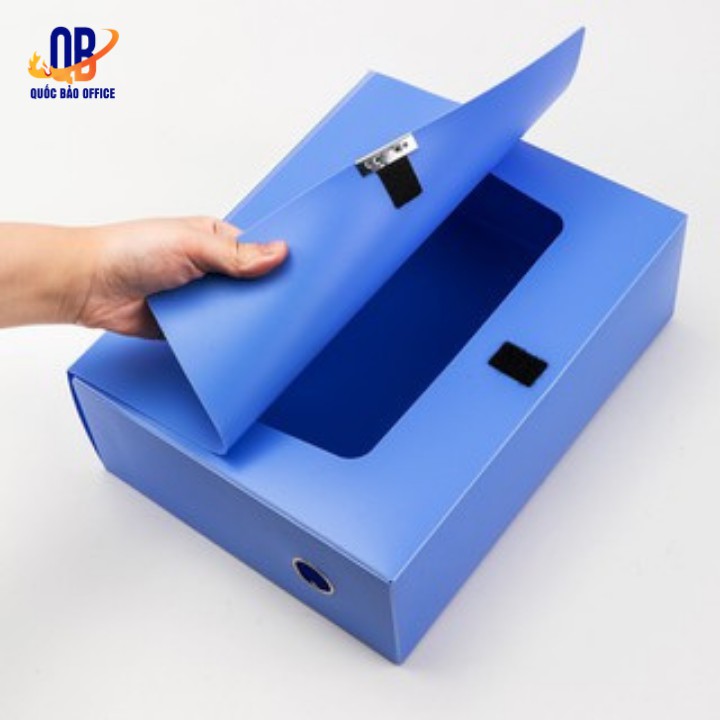 FILE hộp - Cặp hộp lưu trữ hồ sơ, tài liệu  DELI - 5CM/7CM/10CM/15CM  -xanh dương - w31115/31116/38117/38118 - 1 CHIẾC